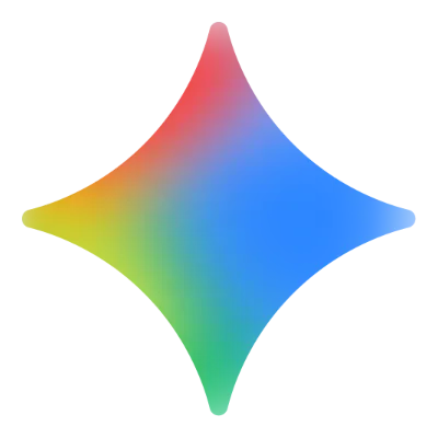 Logo Google Gemini : représentation de l'emblème Google Gemini, modèle d'intelligence artificielle multimodal développé par Google.